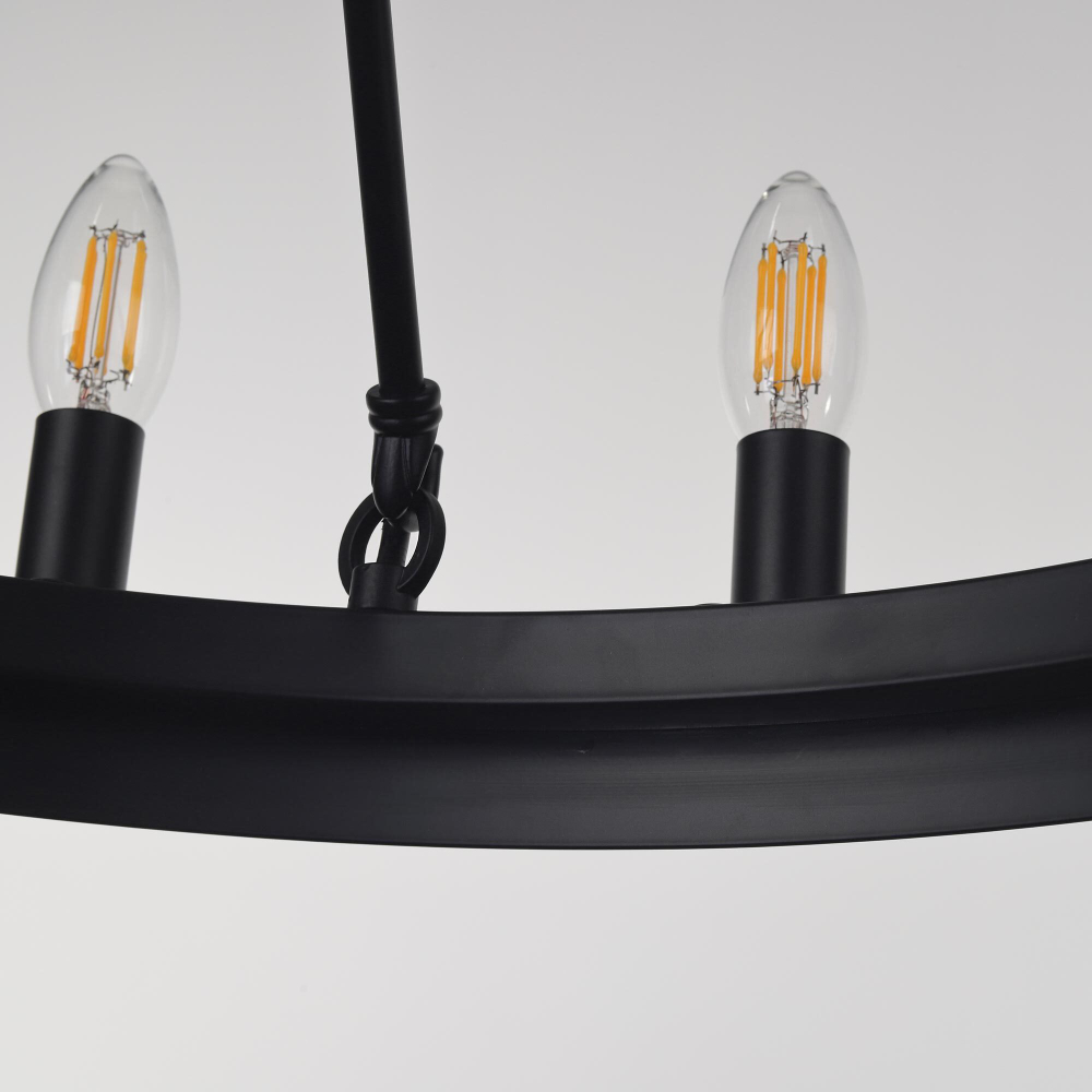 Citilux Смитсон CL470118 Люстра замковая подвесная Чёрная