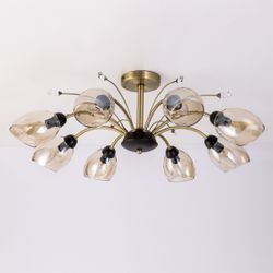 Citilux Комета CL108185 Люстра потолочная Бронза Венге