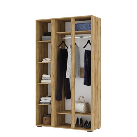 Шкаф 3х створчатый с зеркалом Хелен ШК 02