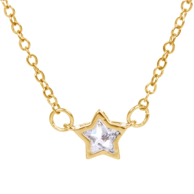 Подвеска из гиппоалергенного сплава со стразами «ЗВЕЗДА», цвет серебро и золото, d-20см/0,7см