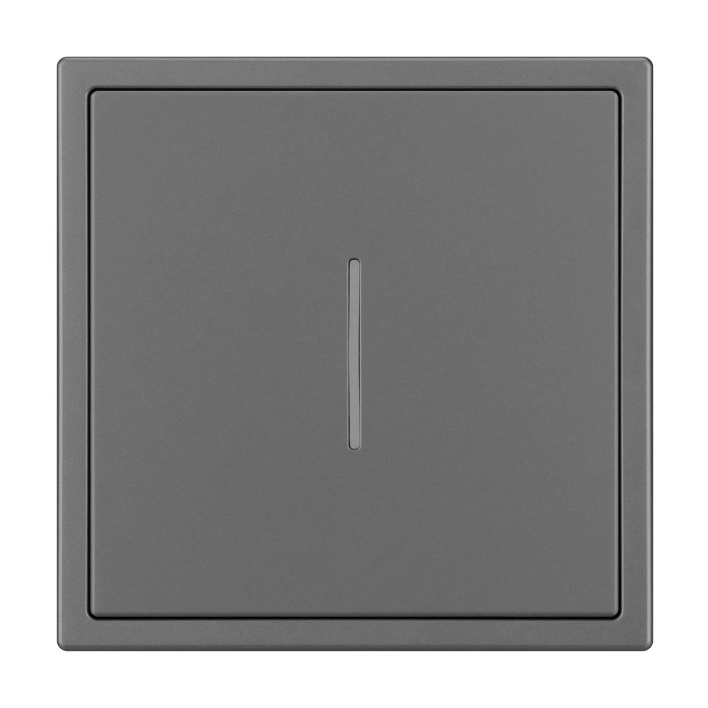 Механизм звонкового выключателя LED SWT-NOBE-MKR1-SFPL-L-GR (230V, 10A) (Arlight, Серый базальт) 061736