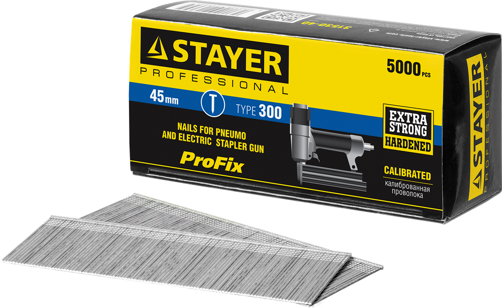 31530-45 Гвозди для нейлера STAYER тип 300