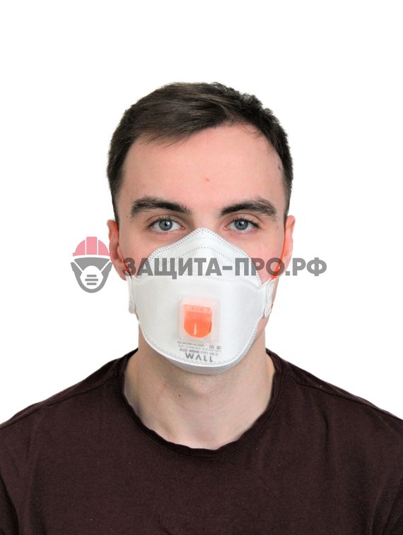 Медицинский респиратор WALL AIR 80HK, FFP1, с клапаном выдоха