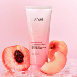 Anua Peach Niacin Spread Cleansing Foam пенка для умывания c экстрактом персика и ниацинамидом