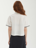 Женская Рубашка Sheer Tipped Polo