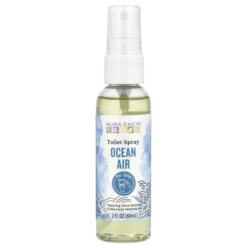 Aura Cacia, спрей для туалета, Ocean Air, 60 мл (2 жидк. унции)