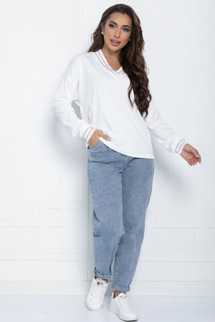 Джемпер Ванильные небеса (белый) Б11154 LT Collection