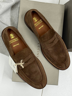 Лоферы коричневые Brunello Cucinelli