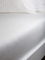 Простынь сатин 240 260 белая UTOPIA