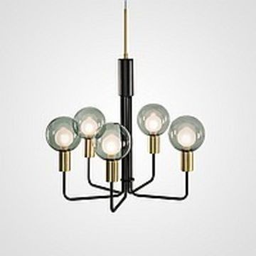 Дизайнерская люстра со стеклянными плафонами PEARL