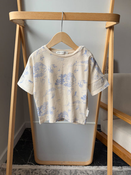 Хлопковая футболка Sproet & Sprout, 86