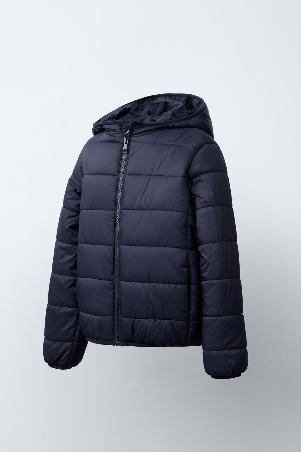 ZARA ЛЕГКАЯ КУРТКА С КАПЮШОНОМ, ЦВЕТ НОЧНОГО НЕБА