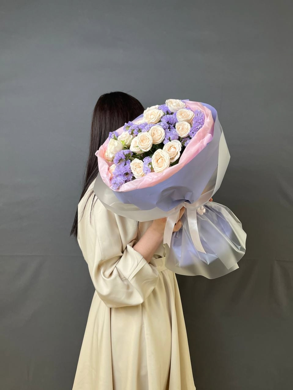 Букет-комплимент «Сиреневая ночь»