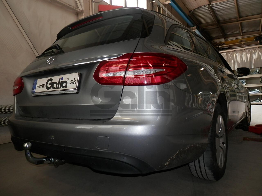 Фаркоп оцинкованный Galia M141C для Mercedes C-Class 2014-(паспорт и сертификат в комплекте)(без электрики)