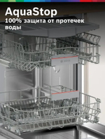 Встраиваемая посудомоечная машина BOSCH Serie 4 SMV4HMX25Q, полноразмерная, 13 комплектов, 7 программ, белая