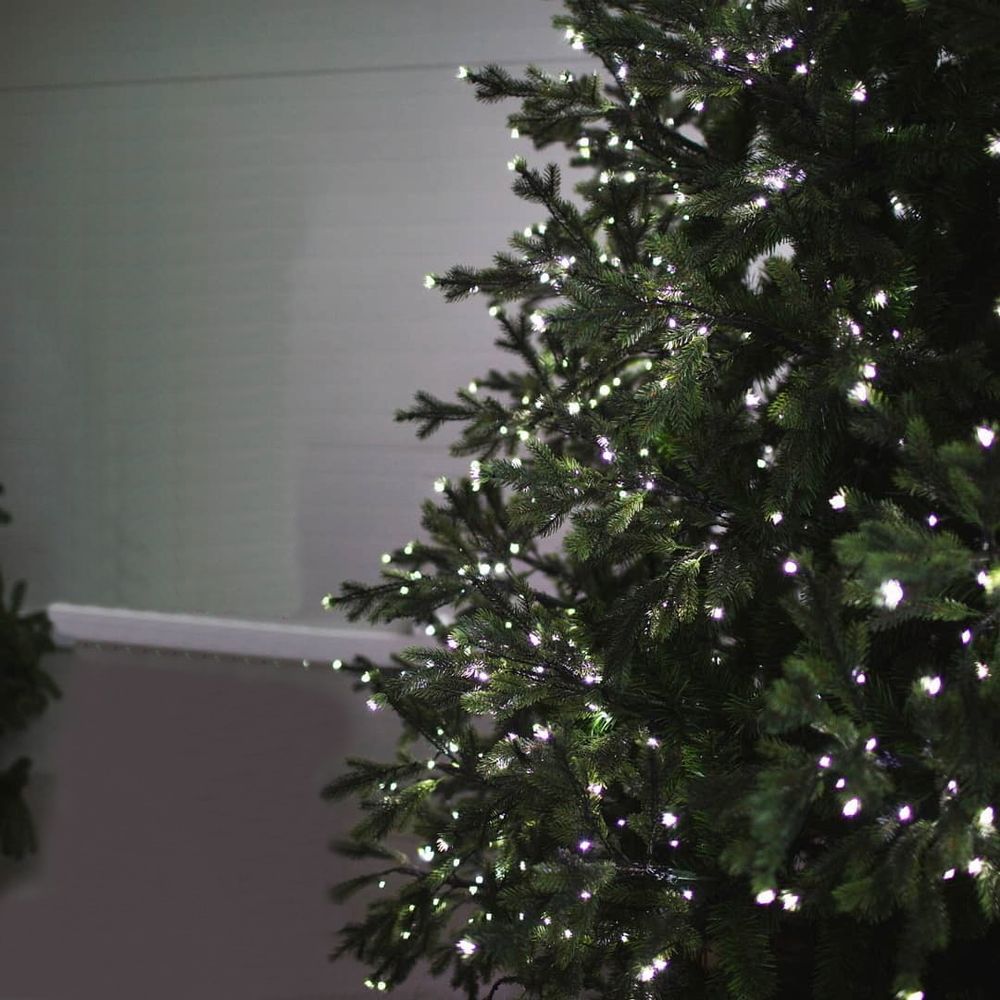 Большая елка с гирляндой «Сказочная светодинамическая» (литая+пвх) 3,5 м