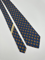 Галстук синий Salvatore Ferragamo