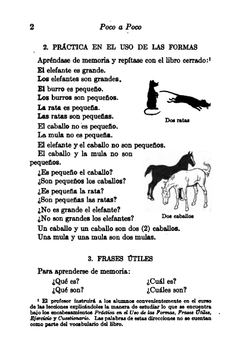Poco a Poco. An Elementary Direct Method for Learning Spanish | Guillermo Franklin Hall Aviles