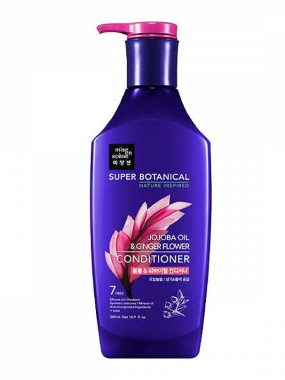 Кондиционер восстанавливающий для объема волос MISE EN SCENE Super Botanic Jojoba Oil & Ginger Flower
