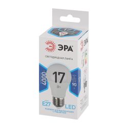 Лампочка светодиодная ЭРА STD LED A60-17W-840-E27 E27 / Е27 17Вт груша нейтральный белый свет