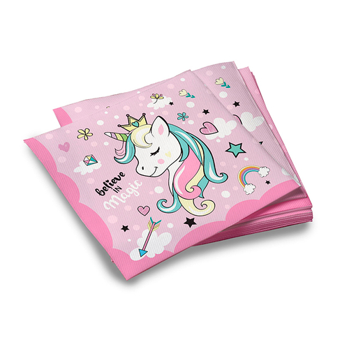 Салфетки "Милый единорог" 33 см, 20 шт