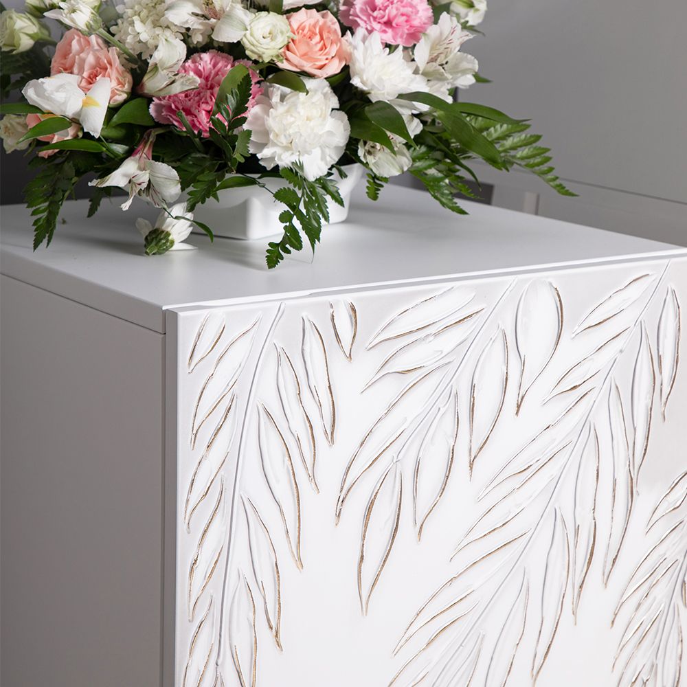 Тумба прикроватная Тропик Классика Айс Голд правая