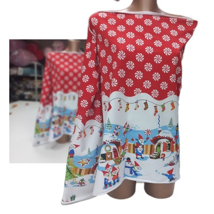 Футер 2 нитка петля Гномики купон 70 см