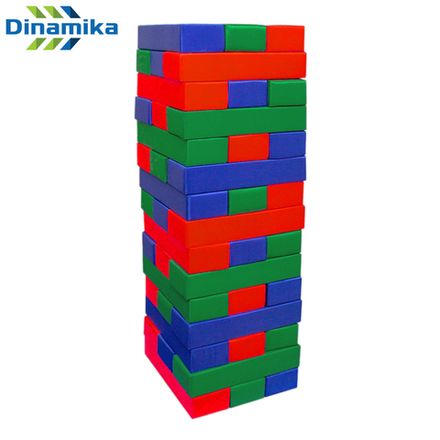 Набор мягких модулей Гигантская Дженга 500х150х100 тент (45 элементов)