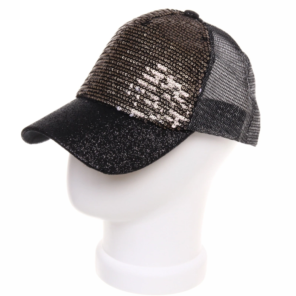 Бейсболка «Fashion city», пайетки, микс 3 цвета, р .58