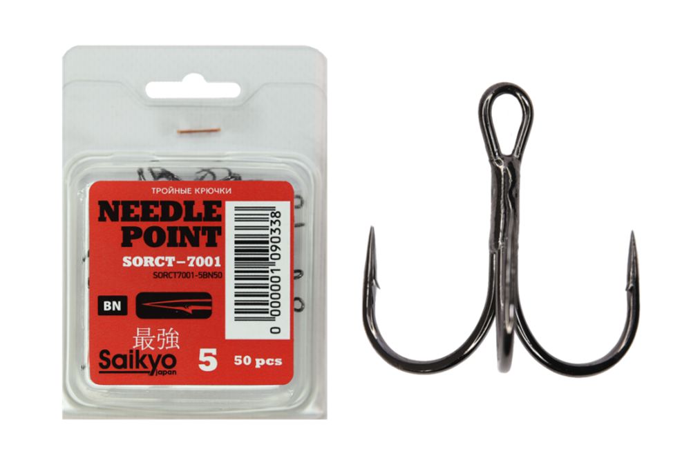Крючки Saikyo тройн.7001BN №  5 (50шт)
