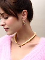 Kолье "Autumn Heart Yellow" Gold