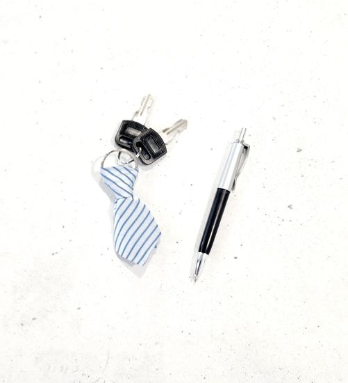 Набор подарочный 2в1 (ручка + брелок - галстук)