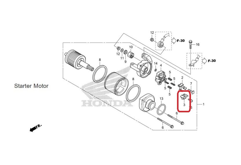 31202-MEW-921. BRUSH SET B, CARBON