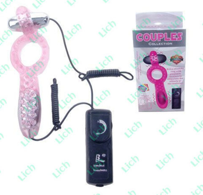 Эрекционное кольцо с двумя вибраторами