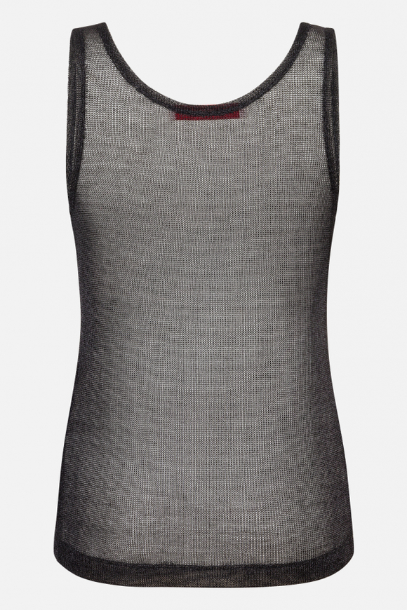 Майка из декоративной сетки