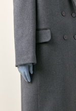 Пальто мужского кроя утепленное