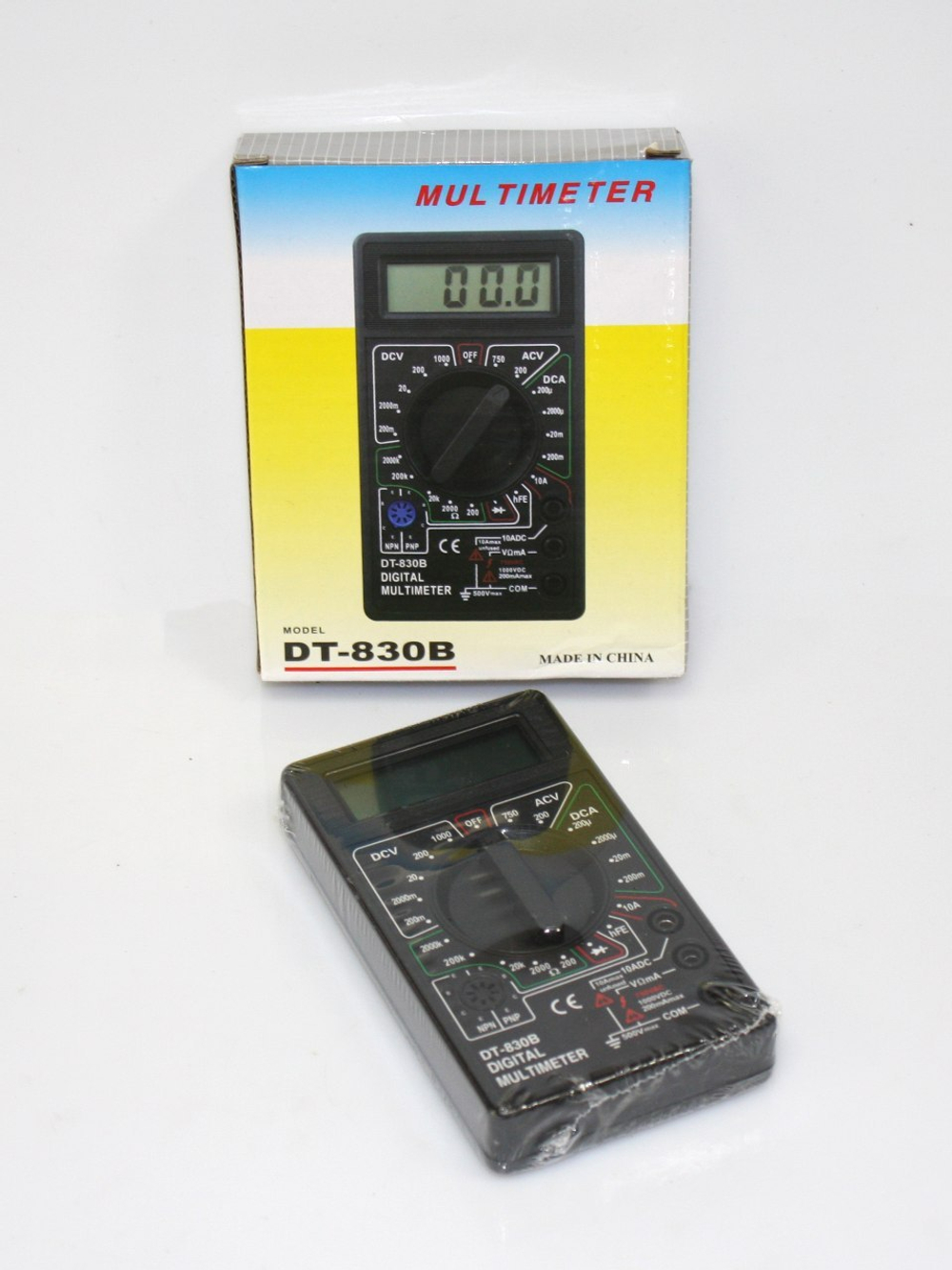Мультиметр цифровой DT-830B 750 В / 10 А