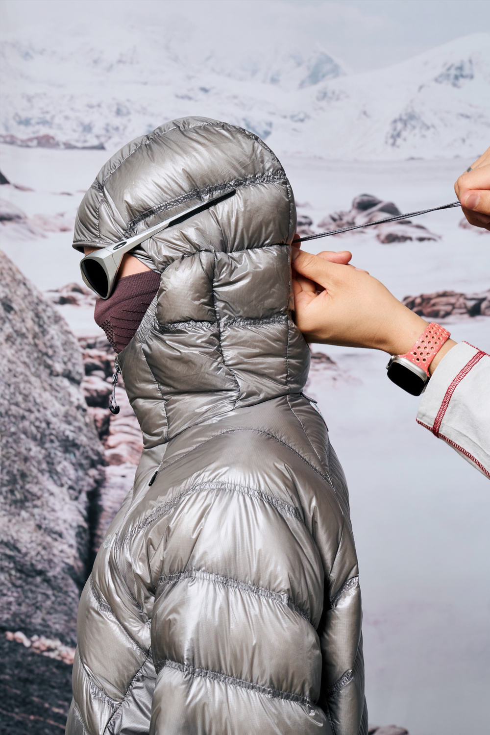 Куртка Nothomme Blue Down Jacket "Silver"