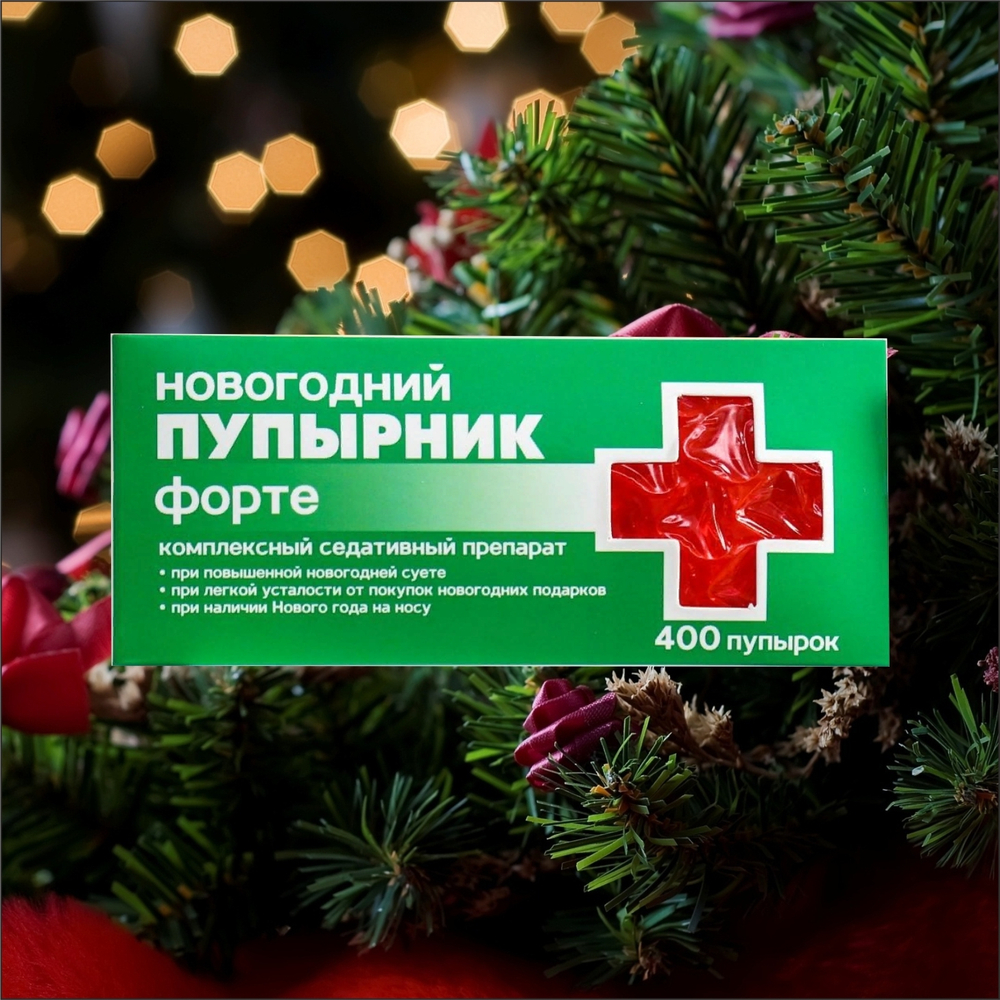 Пупырка-антистресс "Новогодний пупырник"
