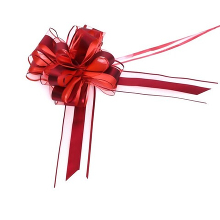 Бант-шар №6.5 Красный XL глянец