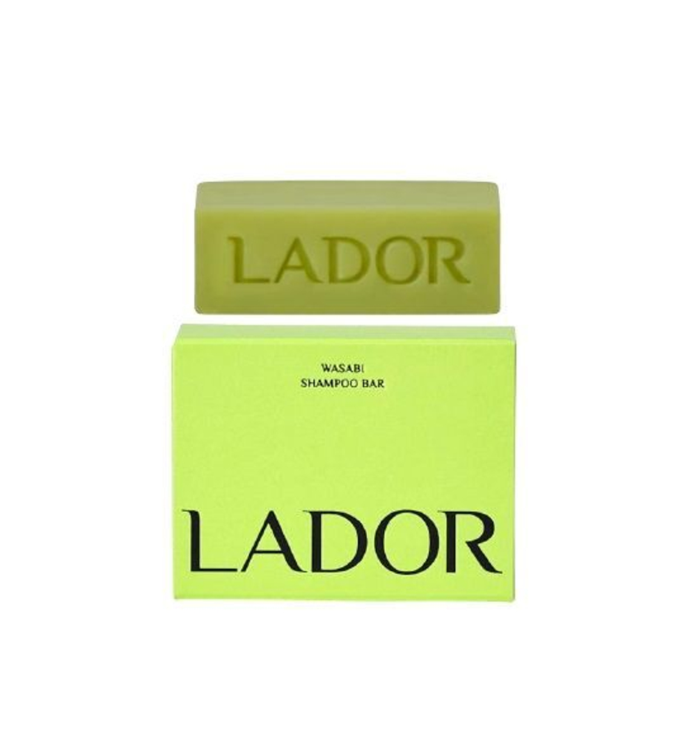 Lador Wasabi Shampoo Bar твердый шампунь с экстрактом корня васаби