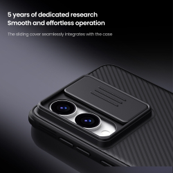 Чехол с защитной шторкой для камеры от Nillkin на Samsung Galaxy S25 Edge, серия CamShield Pro Case