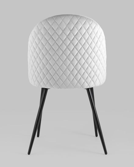 Стул Lilly велюр серебристый 4 шт.