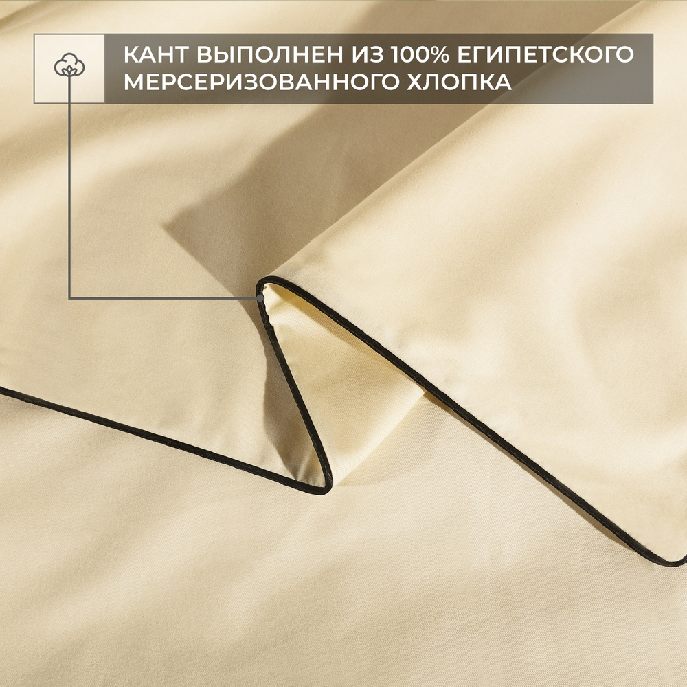 Наволочки 50х70 2 шт Сатин однотонный Элитный 100% египетский хлопок NE01057