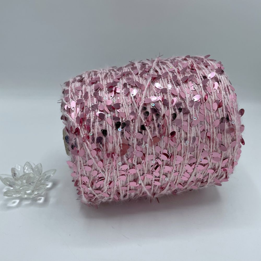 Пайетки FILATI ITALIANA 51% каплевидные пайетки 15% альпака 8% хлопок 26% полиаимд