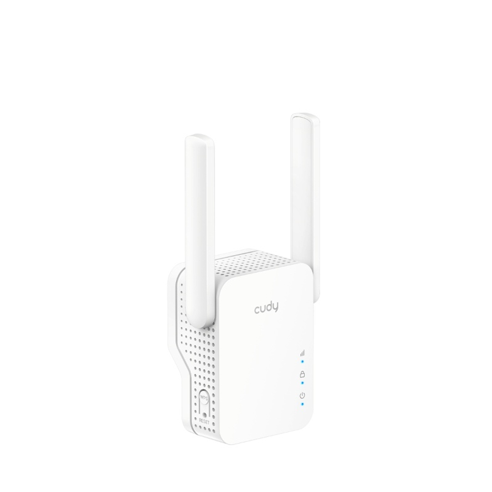Cudy RE300 1.0 Усилитель сигнала Wi-Fi N300 с поддержкой Mesh, 2,4 ГГц, до 300 Мбит/с, 1x100 Мбит/с, 2 антенны, белый