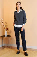 3874 Брюки женские (графит)