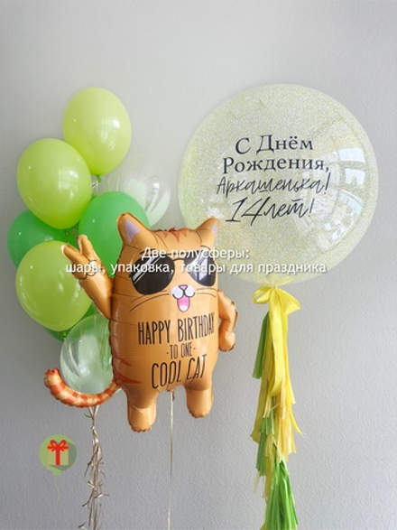 Набор шаров Крутой котяра