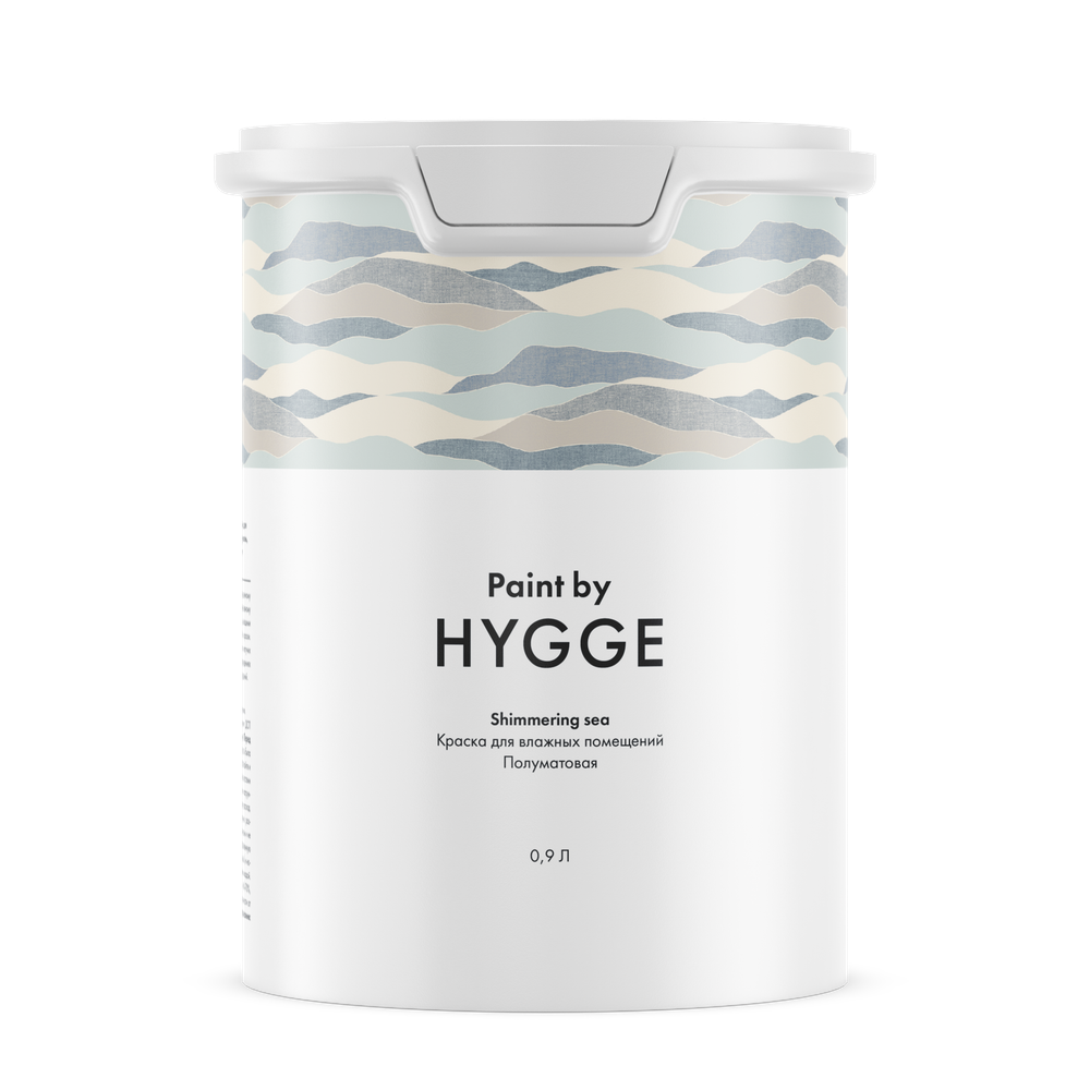 HYGGE Shimmering sea Полуматовая водно-дисперсионная краска для интерьеров