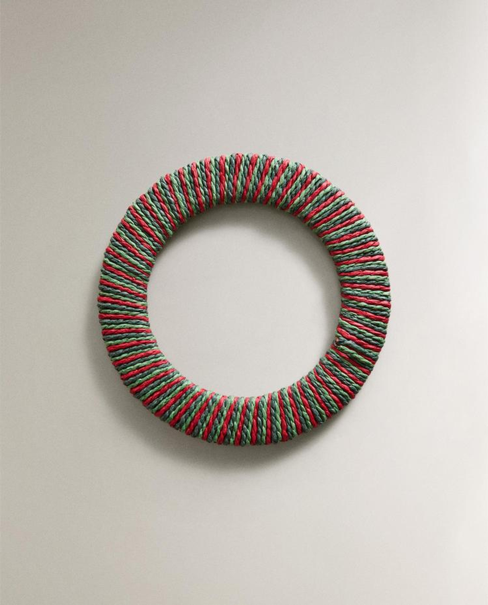 ZARA HOME НОВОГОДНЯЯ ПОДСТАВКА ПОД СТОЛОВЫЕ ПРИБОРЫ ИЗ БАМБУКА, ЗЕЛЕНЫЙ